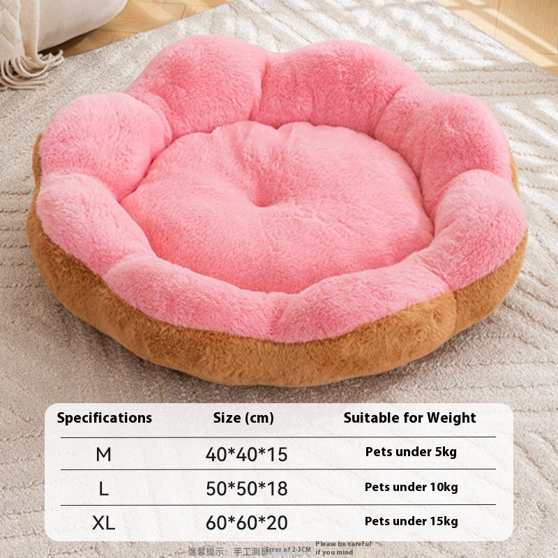 Elevate Your Pet's Comfort with Our Thick Warm Washable Detachable Pet Bed Nest
